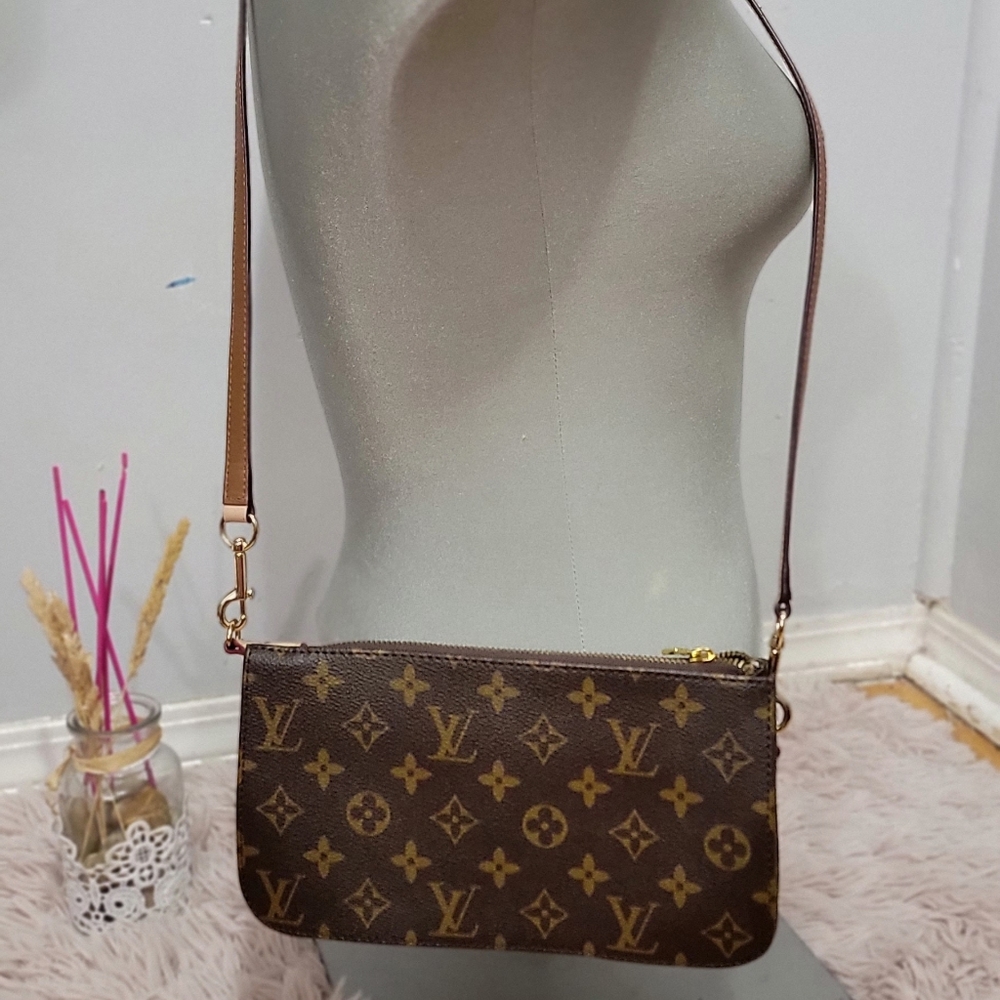 Fashion inspired Monogram cross body bag